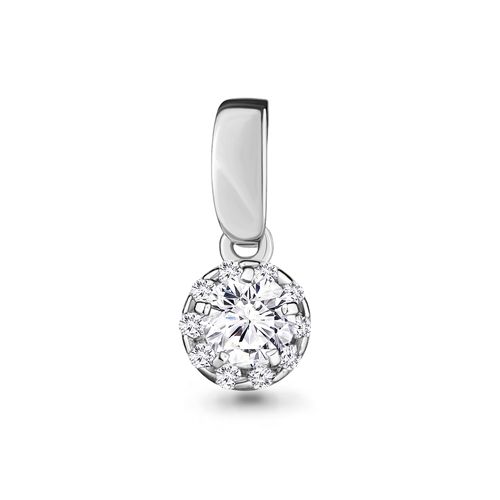 Сапфир каталог товаров Подвеска из серебра с фианитом