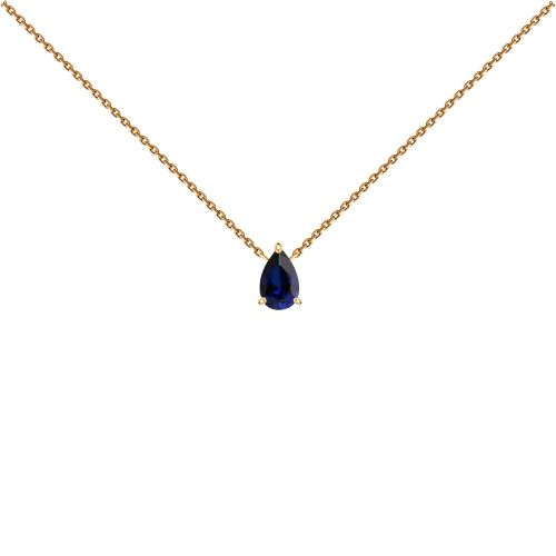 Сапфир каталог товаров Колье из золота с сапфиром