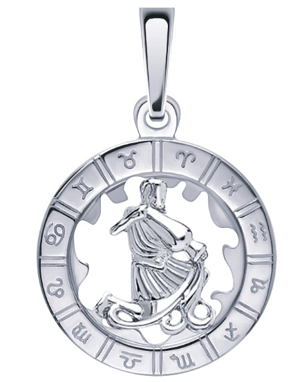 Сапфир каталог товаров Подвеска знак зодиака из серебра
