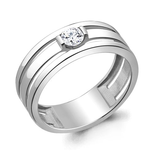 Сапфир каталог товаров Кольцо из серебра с фианитом