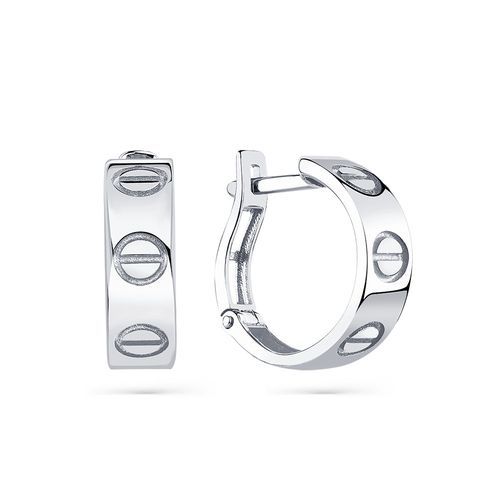 Сапфир каталог товаров Серьги из белого золота