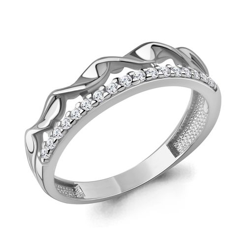 Сапфир каталог товаров Кольцо из серебра с фианитом