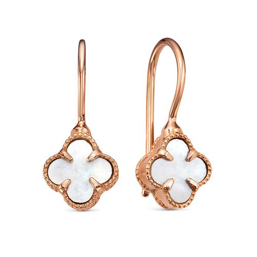 Сапфир каталог товаров Серьги из золота с перламутром