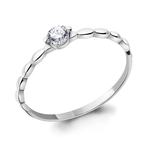 Сапфир каталог товаров Кольцо из серебра с фианитом