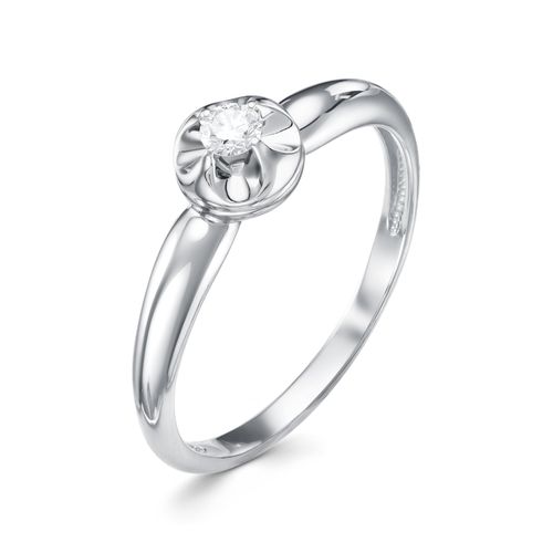 Сапфир каталог товаров Кольцо из белого золота с бриллиантом