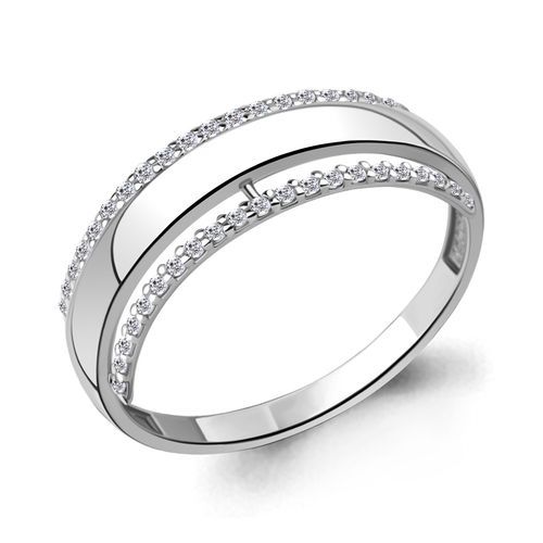 Сапфир каталог товаров Кольцо из серебра с фианитом