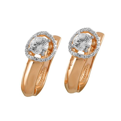 Сапфир каталог товаров Серьги из золота с фианитом