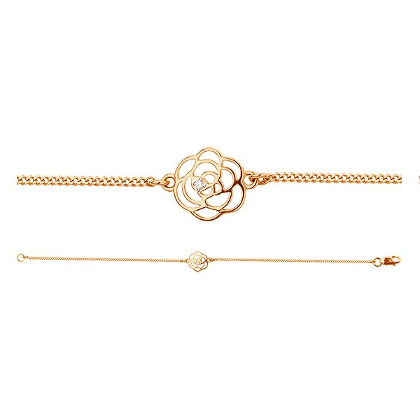 Сапфир каталог товаров Браслет женский из золота с фианитом Сапфир каталог товаров Браслет женский из золота с фианитом