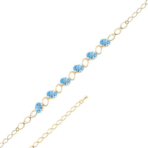 Сапфир каталог товаров Браслет женский из золота с топазом Сапфир каталог товаров Браслет женский из золота с топазом