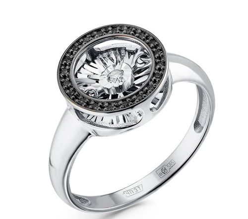 Сапфир каталог товаров Кольцо из белого золота с бриллиантом