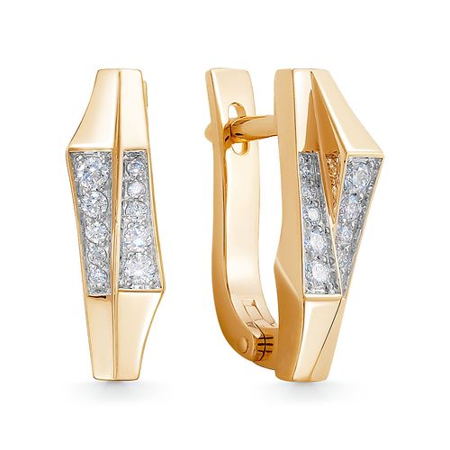 Сапфир каталог товаров Серьги из золота с бриллиантом