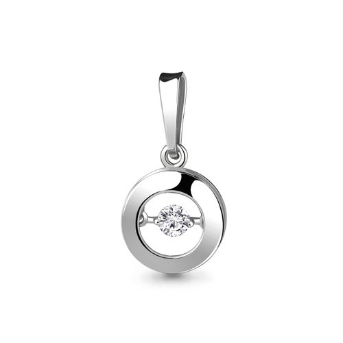 Сапфир каталог товаров Подвеска из серебра с фианитом