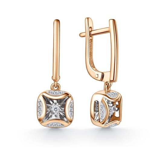 Сапфир каталог товаров Серьги из золота с бриллиантом