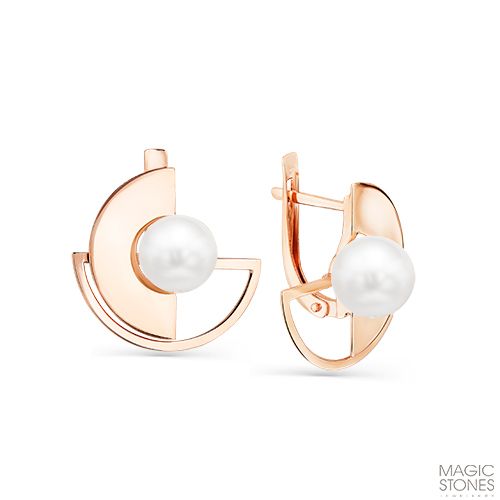 Сапфир каталог товаров Серьги из золота с жемчугом