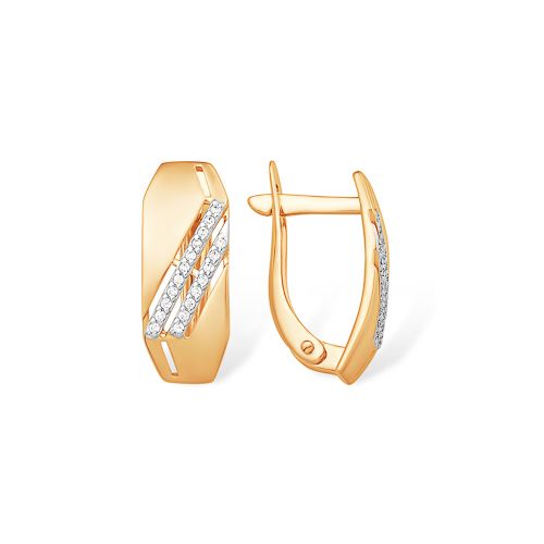 Сапфир каталог товаров Серьги из золота с фианитом