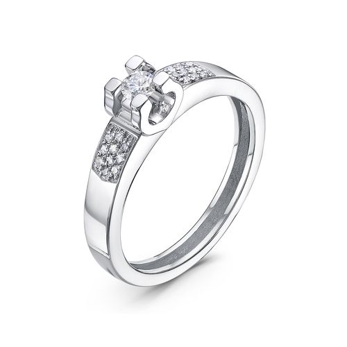 Сапфир каталог товаров Кольцо из серебра с фианитом