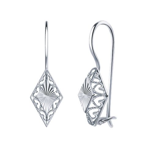 Сапфир каталог товаров Серьги из серебра