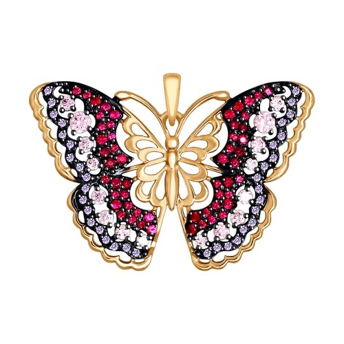 Сапфир каталог товаров Подвеска из золота с фианитом