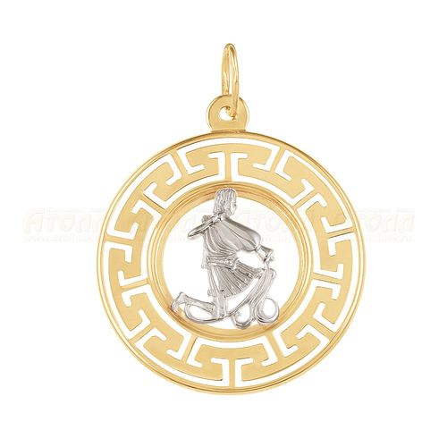 Сапфир каталог товаров Подвеска знак зодиака Водолей из золота