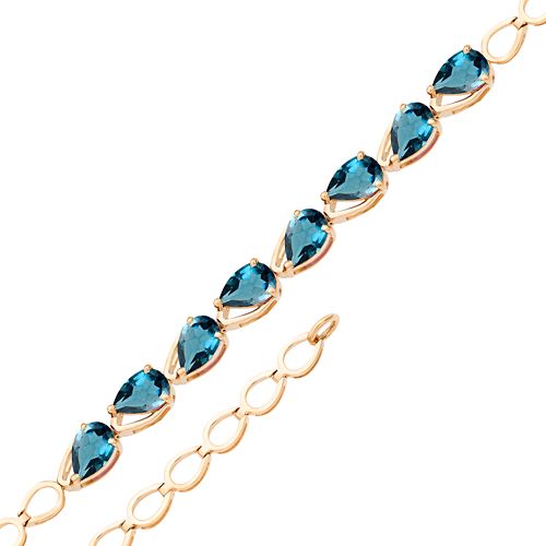 Сапфир каталог товаров Браслет женский из золота с топазом Сапфир каталог товаров Браслет женский из золота с топазом