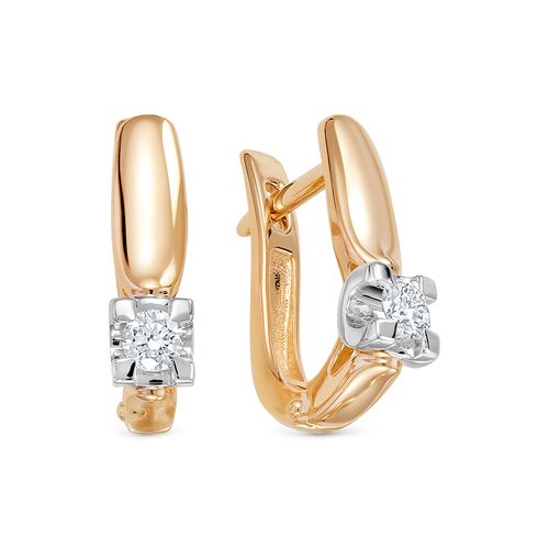 Сапфир каталог товаров Серьги из золота с бриллиантом