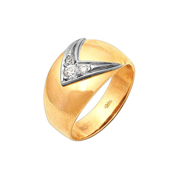 Сапфир каталог товаров Кольцо из золота с фианитом