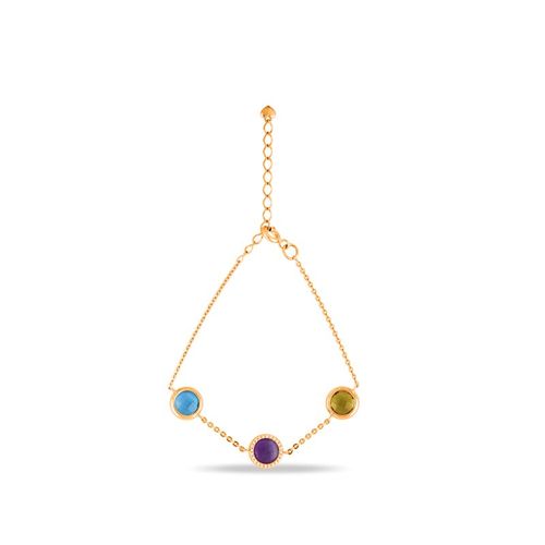 Сапфир каталог товаров Браслет женский из золота с аметистом, топазом, кварцем Сапфир каталог товаров Браслет женский из золота с аметистом, топазом, кварцем