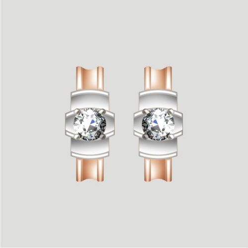 Сапфир каталог товаров Серьги из золота с фианитом