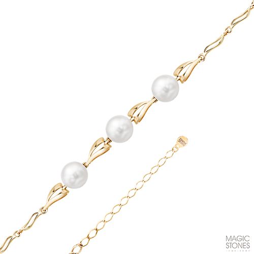 Сапфир каталог товаров Браслет женский из золота с жемчугом Сапфир каталог товаров Браслет женский из золота с жемчугом