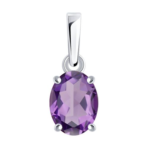 Сапфир каталог товаров Подвеска из серебра с аметистом