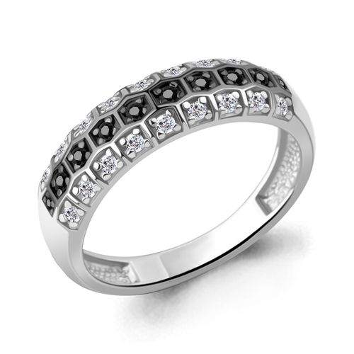 Сапфир каталог товаров Кольцо из серебра с фианитом