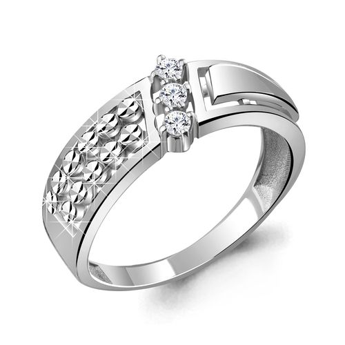 Сапфир каталог товаров Кольцо из серебра с фианитом