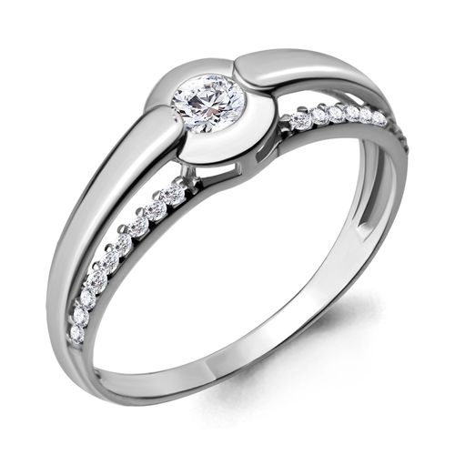 Сапфир каталог товаров Кольцо из серебра с фианитом