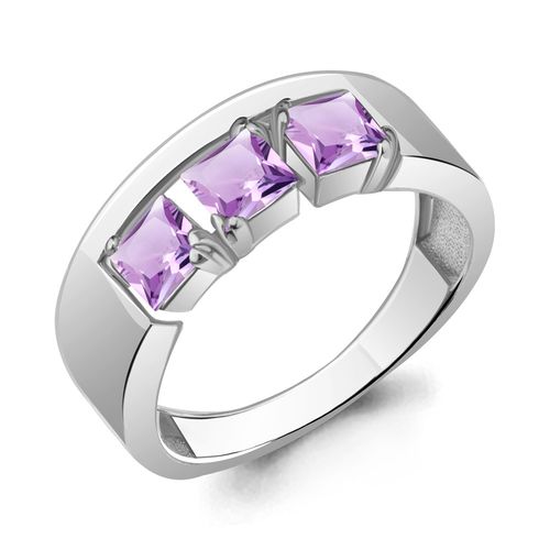 Сапфир каталог товаров Кольцо из серебра с аметистом