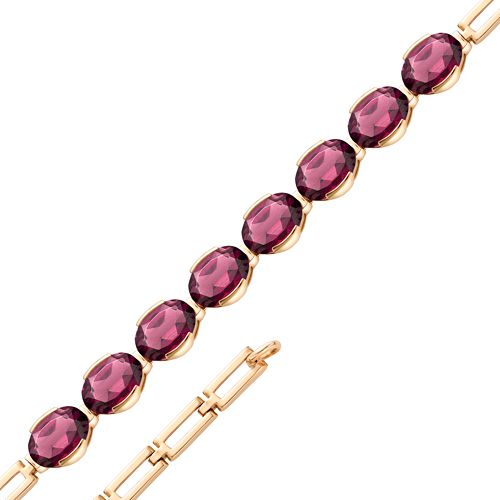 Сапфир каталог товаров Браслет женский из золота с родолитом Сапфир каталог товаров Браслет женский из золота с родолитом