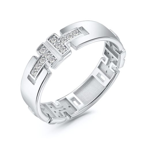 Сапфир каталог товаров Кольцо из серебра с фианитом