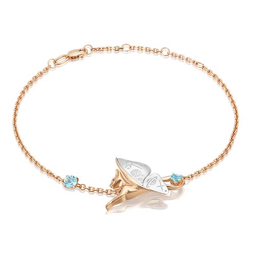 Сапфир каталог товаров Браслет женский из золота с топазом Сапфир каталог товаров Браслет женский из золота с топазом