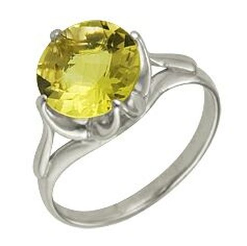 Сапфир каталог товаров Кольцо из серебра с цитрином