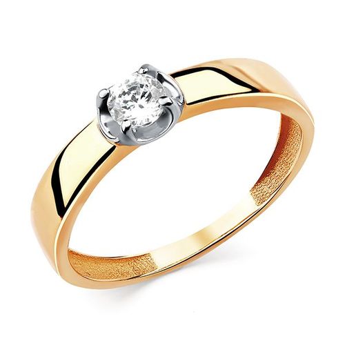 Сапфир каталог товаров Кольцо из золота с фианитом