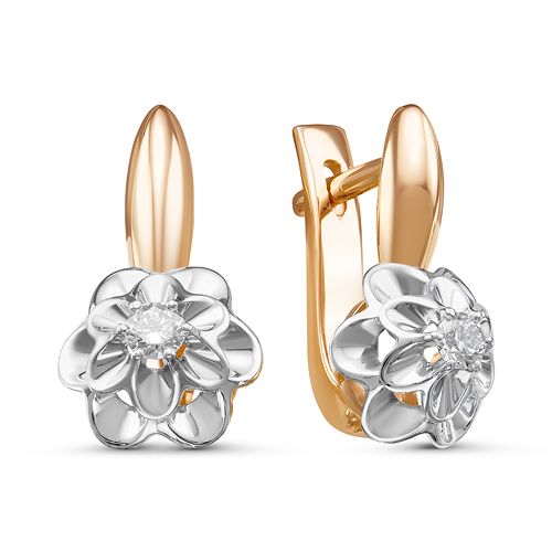 Сапфир каталог товаров Серьги из золота с бриллиантом