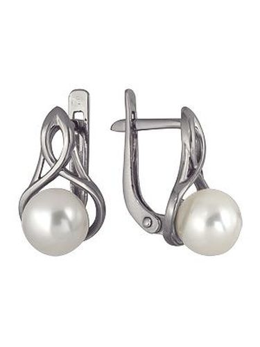 Сапфир каталог товаров Серьги из серебра с жемчугом