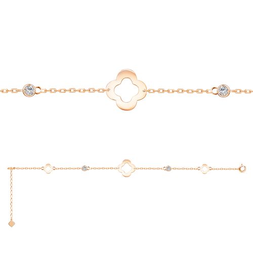 Сапфир каталог товаров Браслет женский из золота с фианитом Сапфир каталог товаров Браслет женский из золота с фианитом