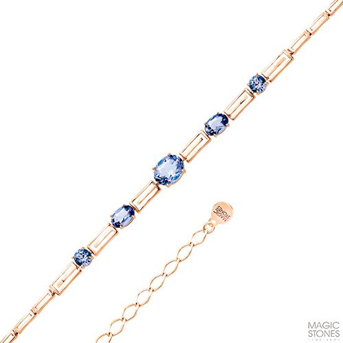 Сапфир каталог товаров Браслет женский из золота с топазом Сапфир каталог товаров Браслет женский из золота с топазом