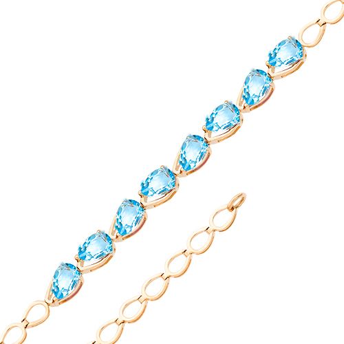 Сапфир каталог товаров Браслет женский из золота с топазом Сапфир каталог товаров Браслет женский из золота с топазом