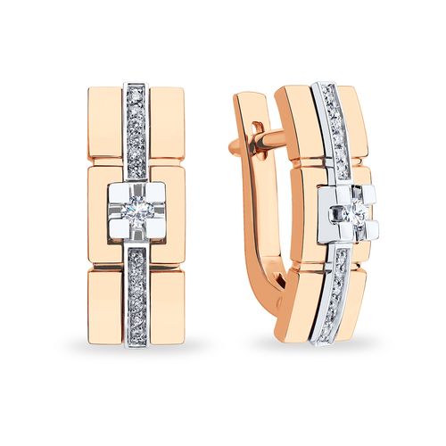 Сапфир каталог товаров Серьги из золота с бриллиантом