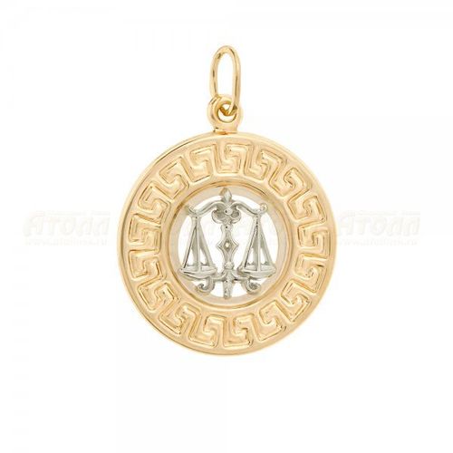 Сапфир каталог товаров Подвеска знак зодиака Весы из золота
