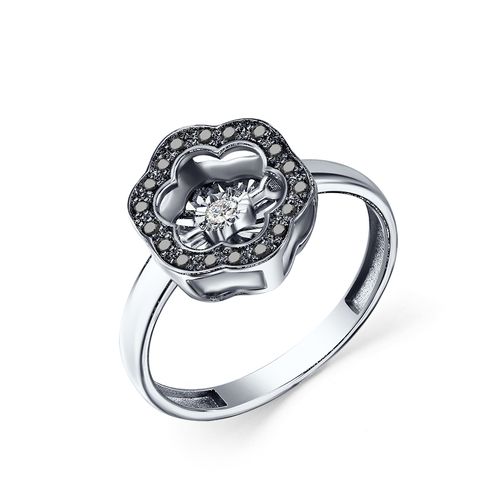 Сапфир каталог товаров Кольцо из белого золота с бриллиантом