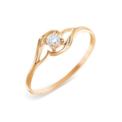 Сапфир каталог товаров Кольцо из золота с фианитом