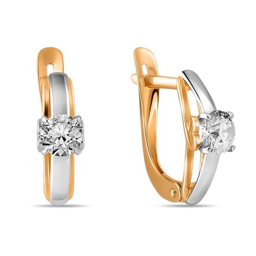 Сапфир каталог товаров Серьги из золота с фианитом