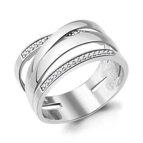 Сапфир каталог товаров Кольцо из серебра с фианитом